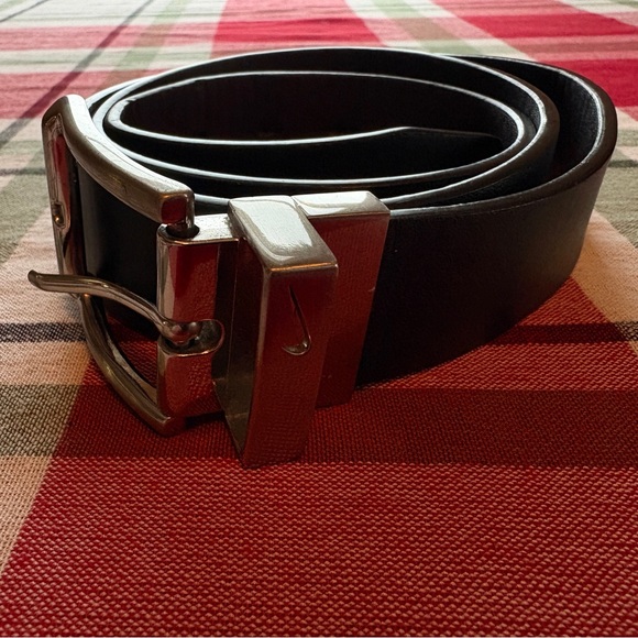 Nike Other - Nike Black Synthetic Leather Men’s Belt Size 38